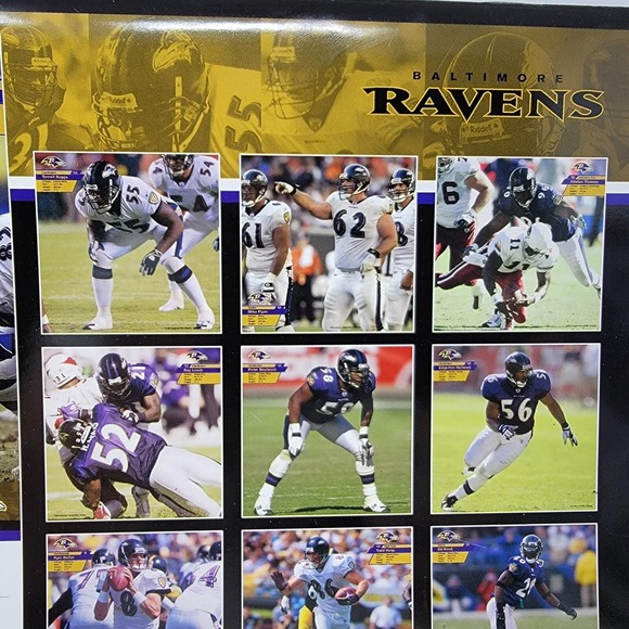 NFL Baltimore Ravens 2005‎ Team Calendar Turner and Company 12"x12" - Picture 4 of 7